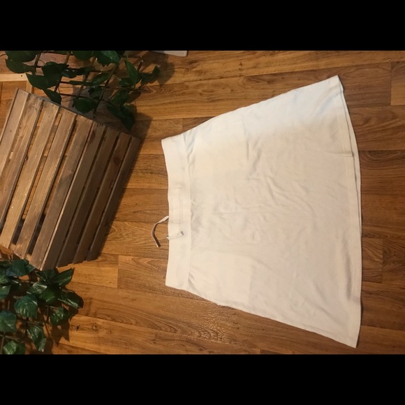 White cotton skirt 100% cotton 1XL - Picture 2 of 6